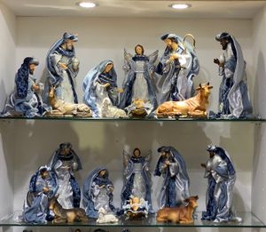 10" FABRIC HOLY FAMILY DCOR - 100-4900657